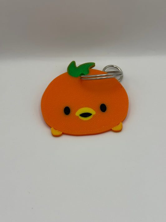 Orange Bird Keychain